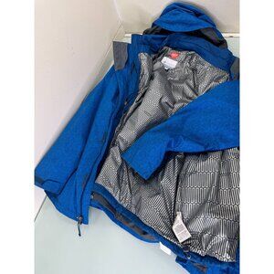 Columbia Snow Waterproof 3-in-1 Jacket Coat Mens Large L Thermal Coil Blue